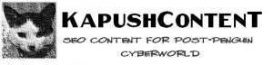 KapushContenT - SEO Content for Post-Penguin Cyberworld