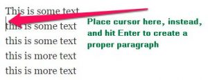 place-your-cursor-at-the-beginning-of-the-first-sentence-of-your-intended-paragraph