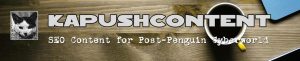 KapushContent - SEO Content for Post Penguin Cyberworld - Header Image